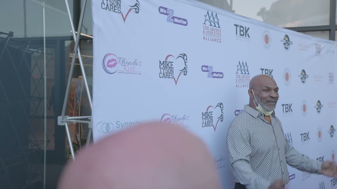 Mike Tyson at a Synergy community event